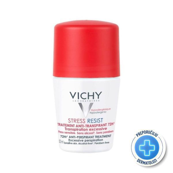 vichy deo roll on stress resist 72H